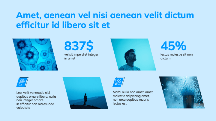 Parallex Blue Analytical slide 7